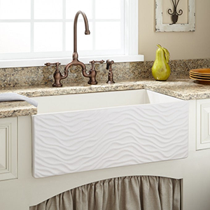 White Apron Sink